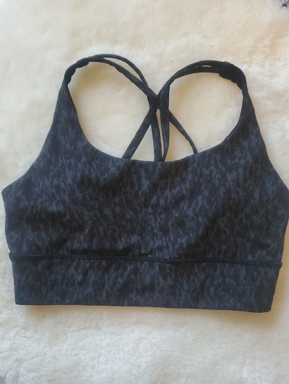 EUC Lululemon Energy Longline Bra Size 8